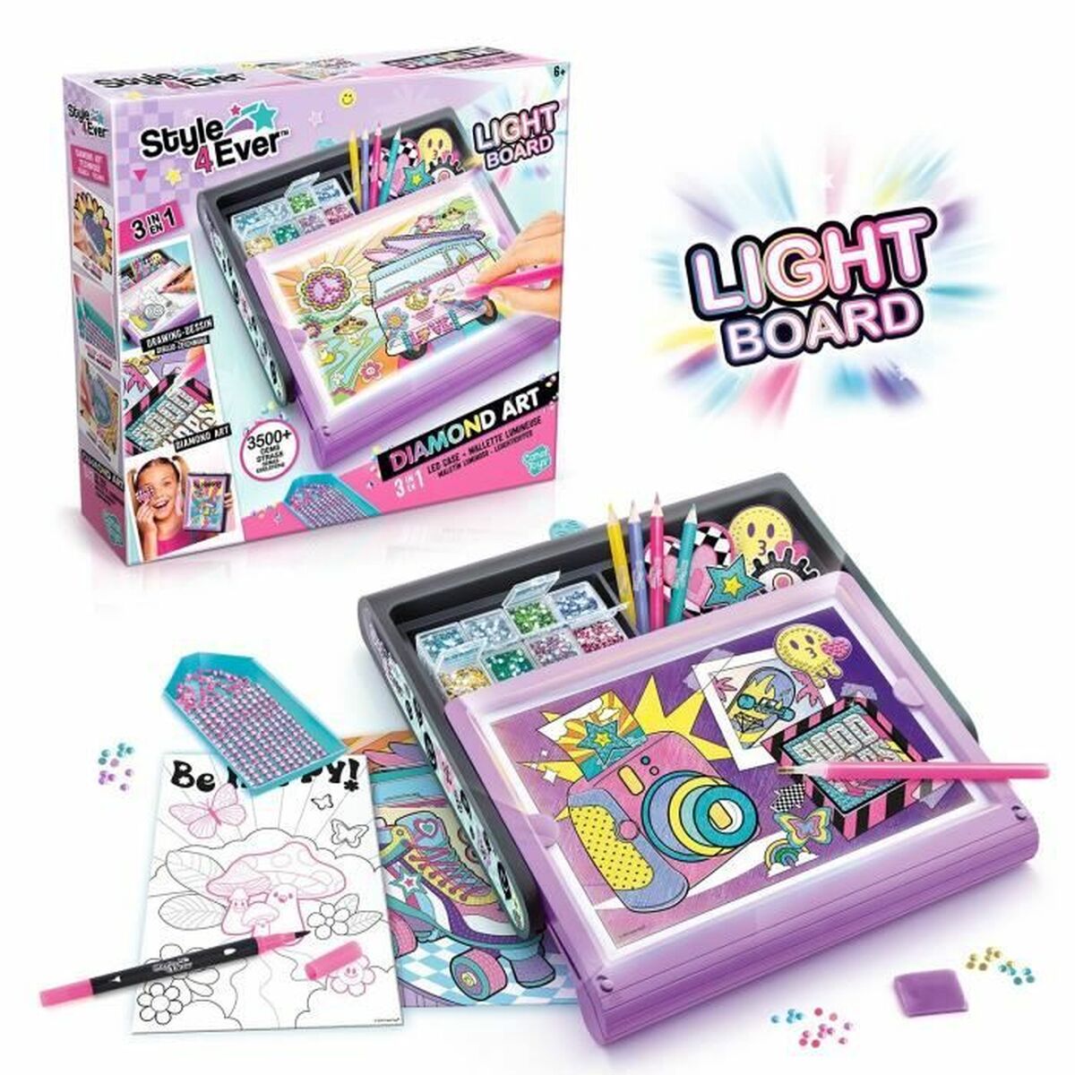 Playset Canal Toys Diamant'Art Lighted Case - Jucarii si jocuri, Păpuși și figurine