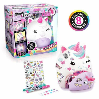 Set pentru desen Canal Toys Secret Unicorn Lamp - Birou și papetărie, Arte și Meserii