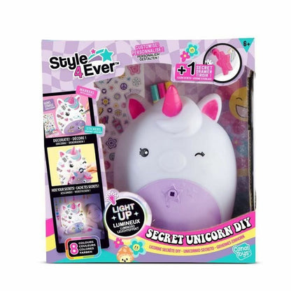 Set pentru desen Canal Toys Secret Unicorn Lamp - Birou și papetărie, Arte și Meserii