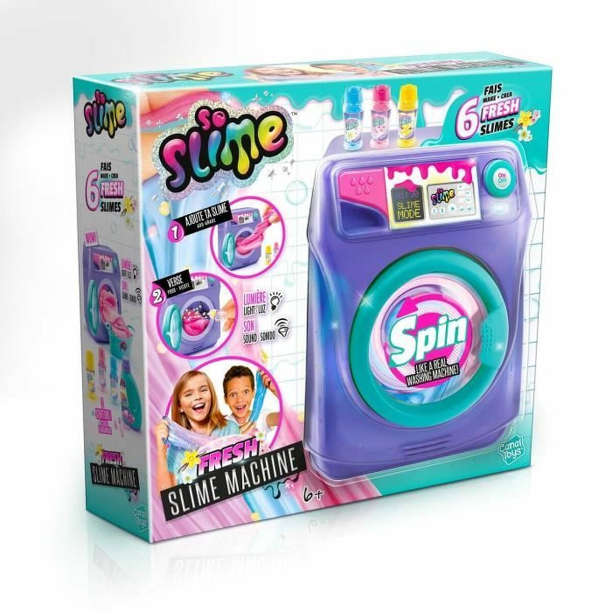 Slime Canal Toys Washing Machine Fresh Scented Mov - Jucarii si jocuri, Activități creative
