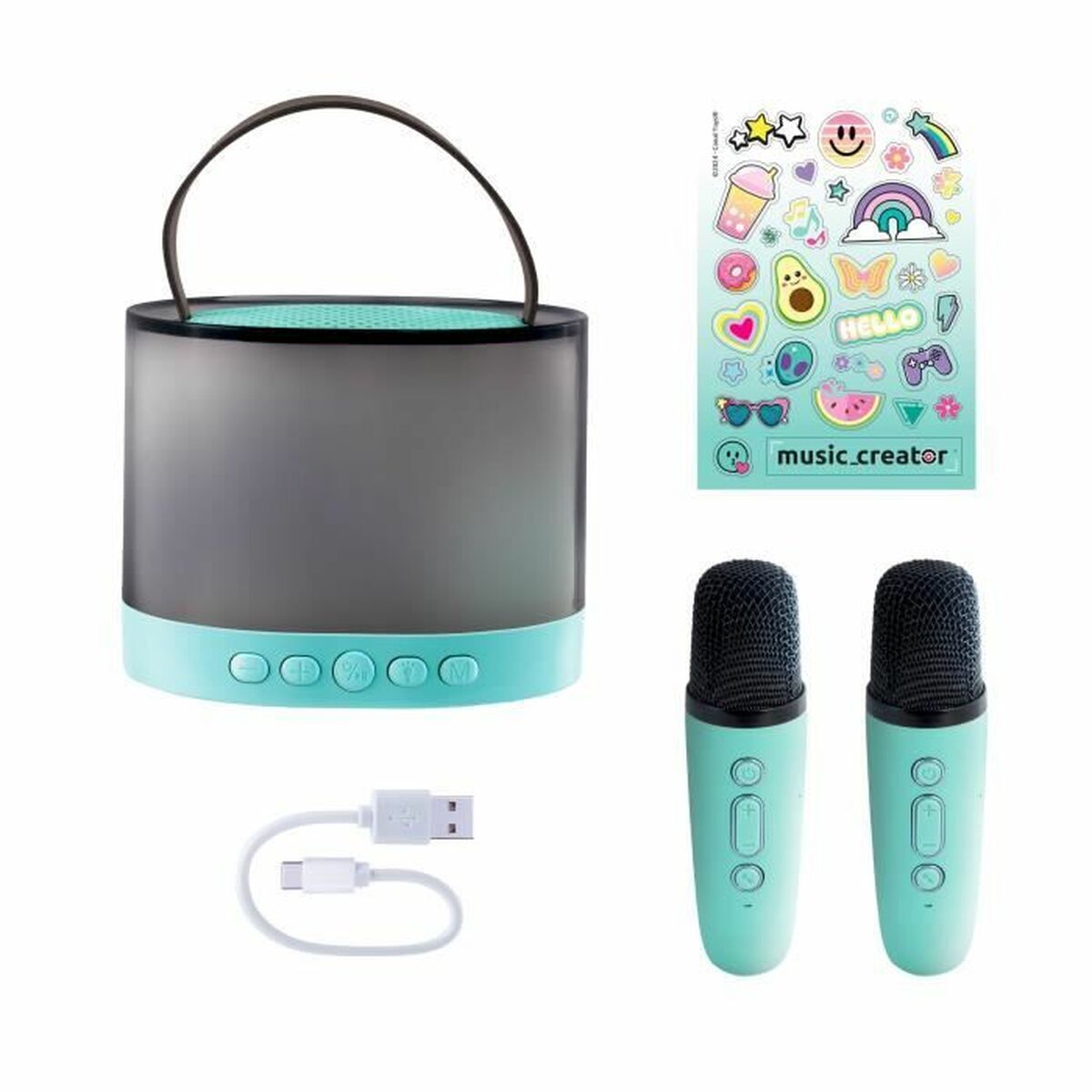 Difuzor cu Microfon Karaoke Canal Toys INF 044 - Jucarii si jocuri, Jucării electronice