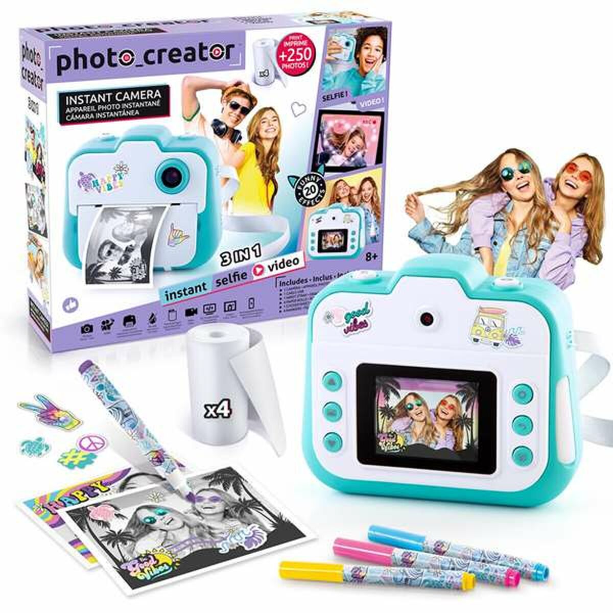Aparat de fotografiat Instantaneu Canal Toys Infantil - Jucarii si jocuri, Jucării electronice