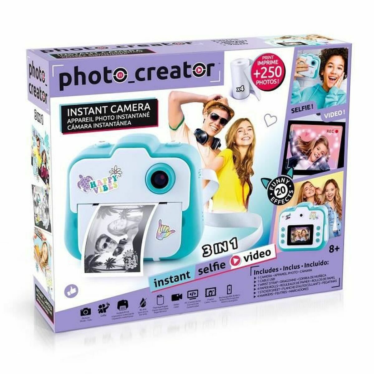 Aparat de fotografiat Instantaneu Canal Toys Infantil - Jucarii si jocuri, Jucării electronice