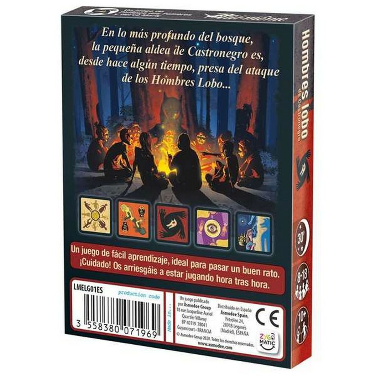 Joc Educativ Los Hombres Lobo de Castronegro Asmodee ASMWER01ES (ES) - Jucarii si jocuri, Jocuri și accesorii