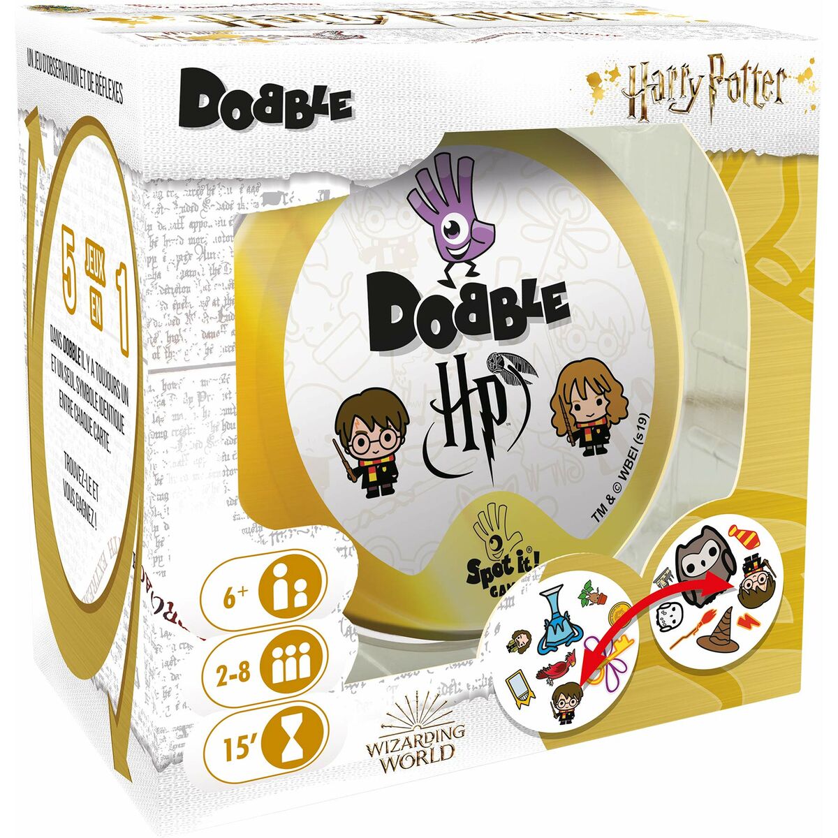 Joc de Masă Asmodee Dobble Harry Potter (FR) - Jucarii si jocuri, Jocuri și accesorii