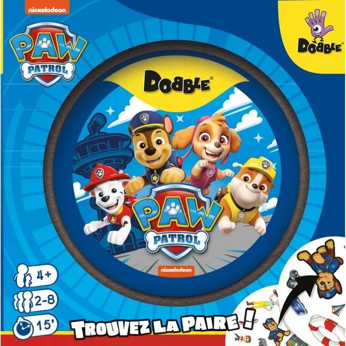 Joc Educativ Asmodee Dobble Paw Patrol Multicolor - Jucarii si jocuri, Jocuri și accesorii