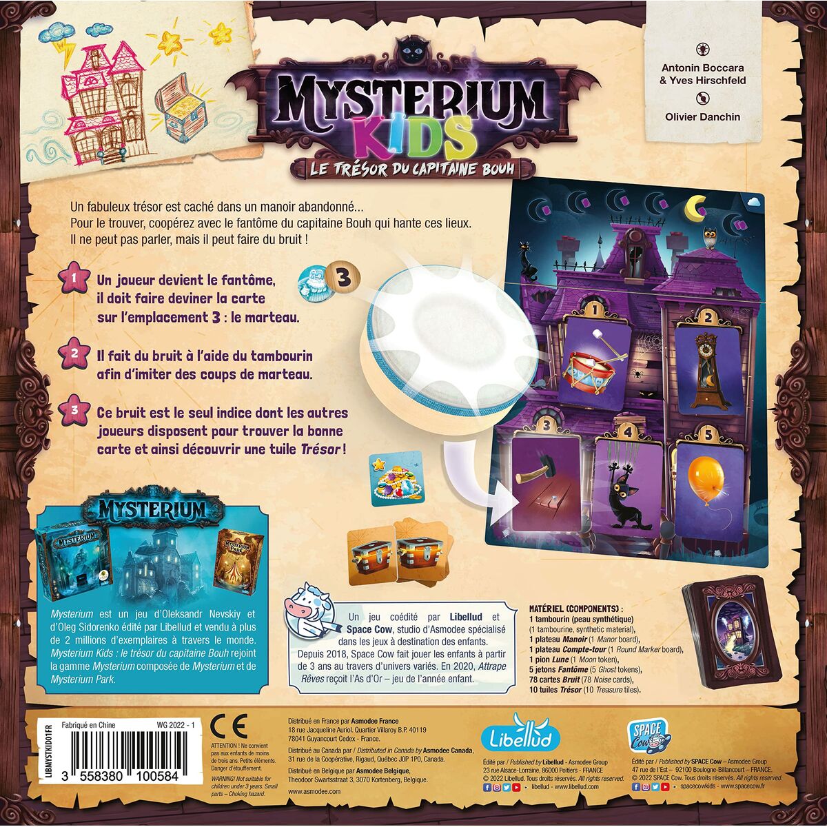 Joc de Masă Asmodee Mysterium Kids: Le Trésor du Capitaine Bouh (FR) - Jucarii si jocuri, Jocuri și accesorii