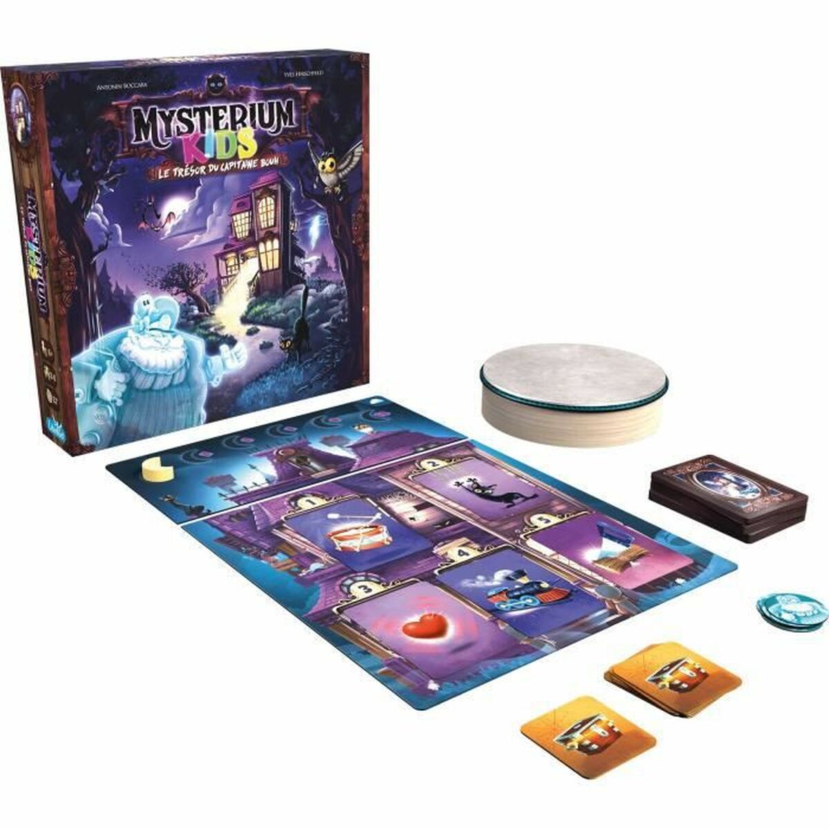 Joc de Masă Asmodee Mysterium Kids: Le Trésor du Capitaine Bouh (FR) - Jucarii si jocuri, Jocuri și accesorii