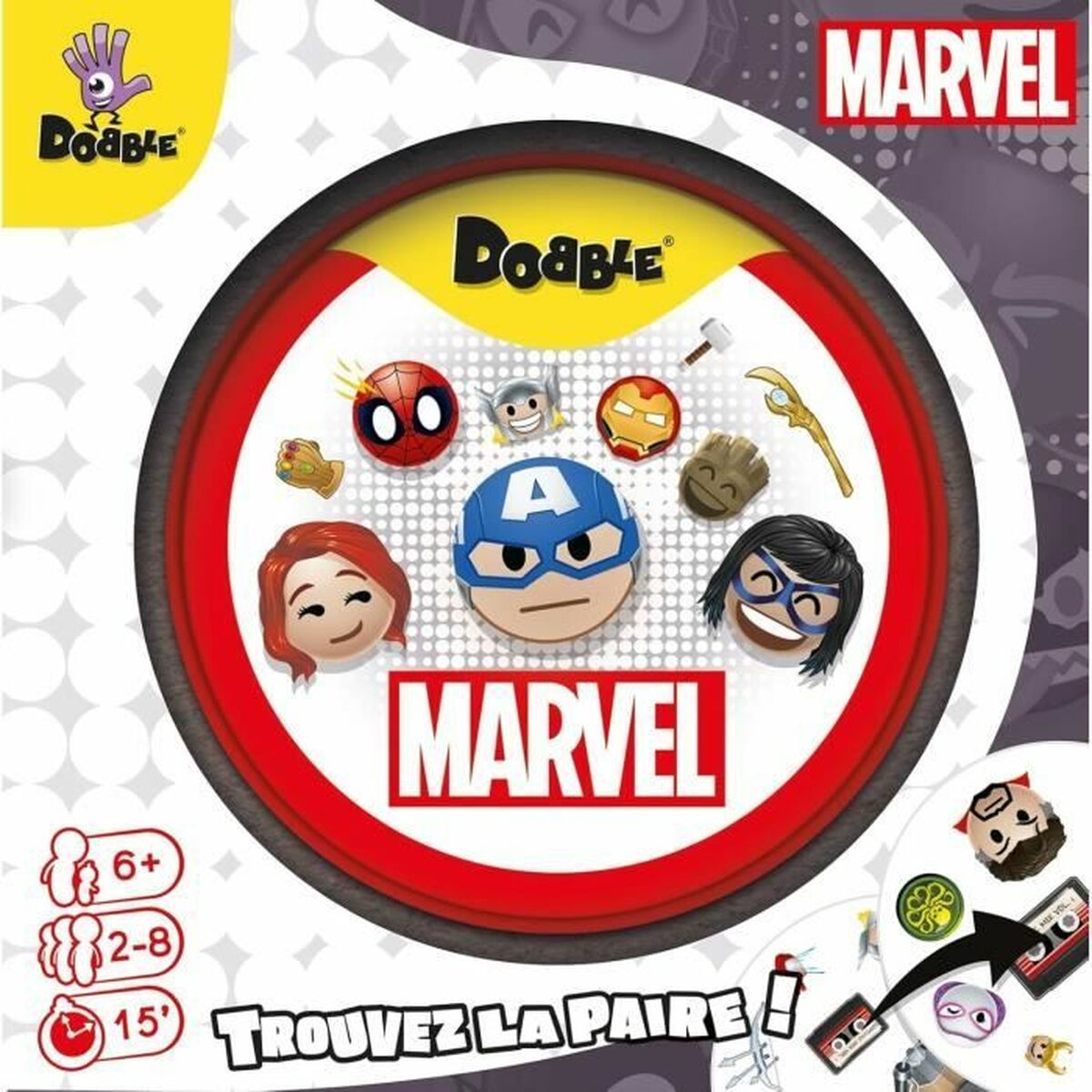 Joc Educativ Asmodee Dobble: Marvel - Jucarii si jocuri, Jocuri și accesorii