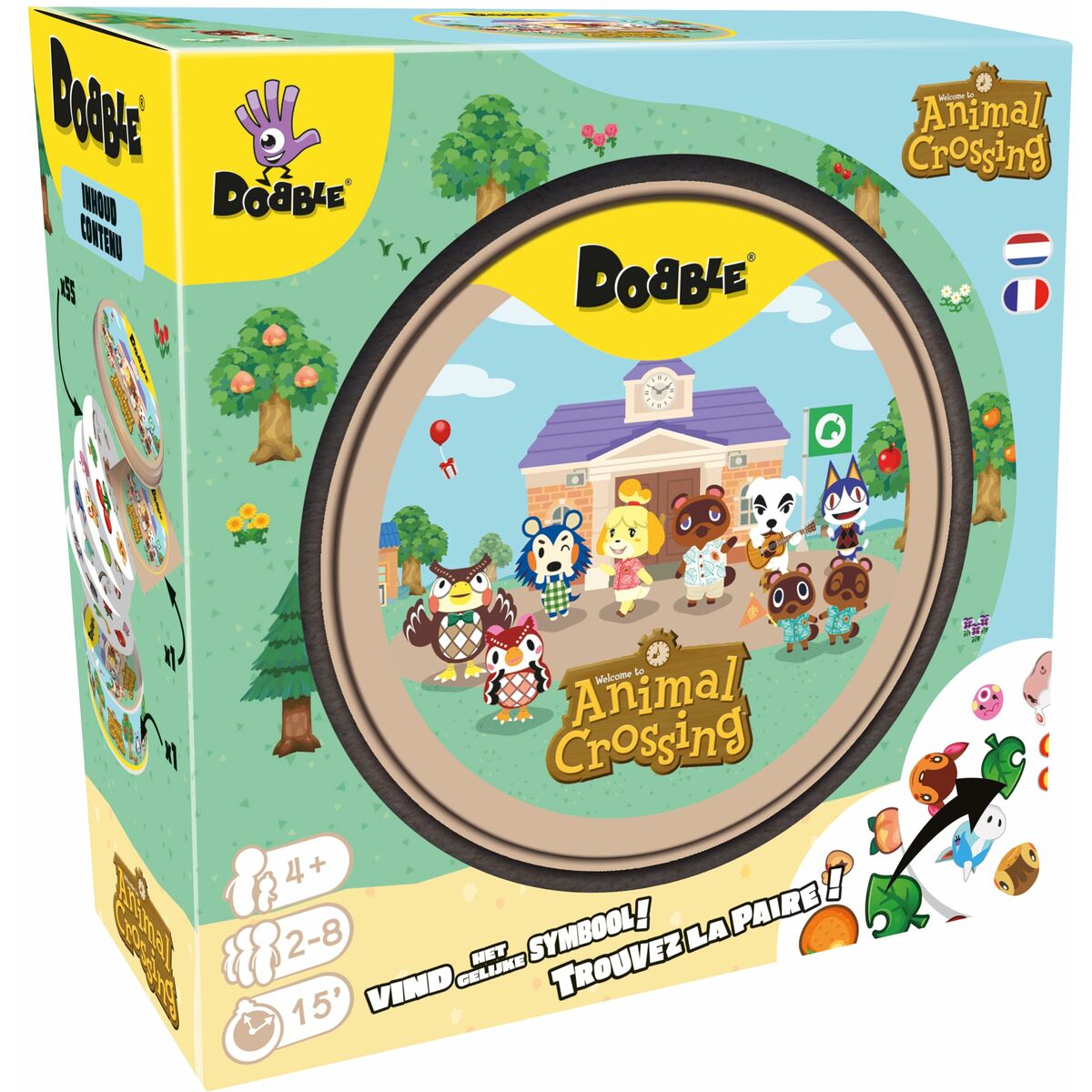 Joc de Masă Asmodee Dobble : Animal Crossing - Jucarii si jocuri, Jocuri și accesorii