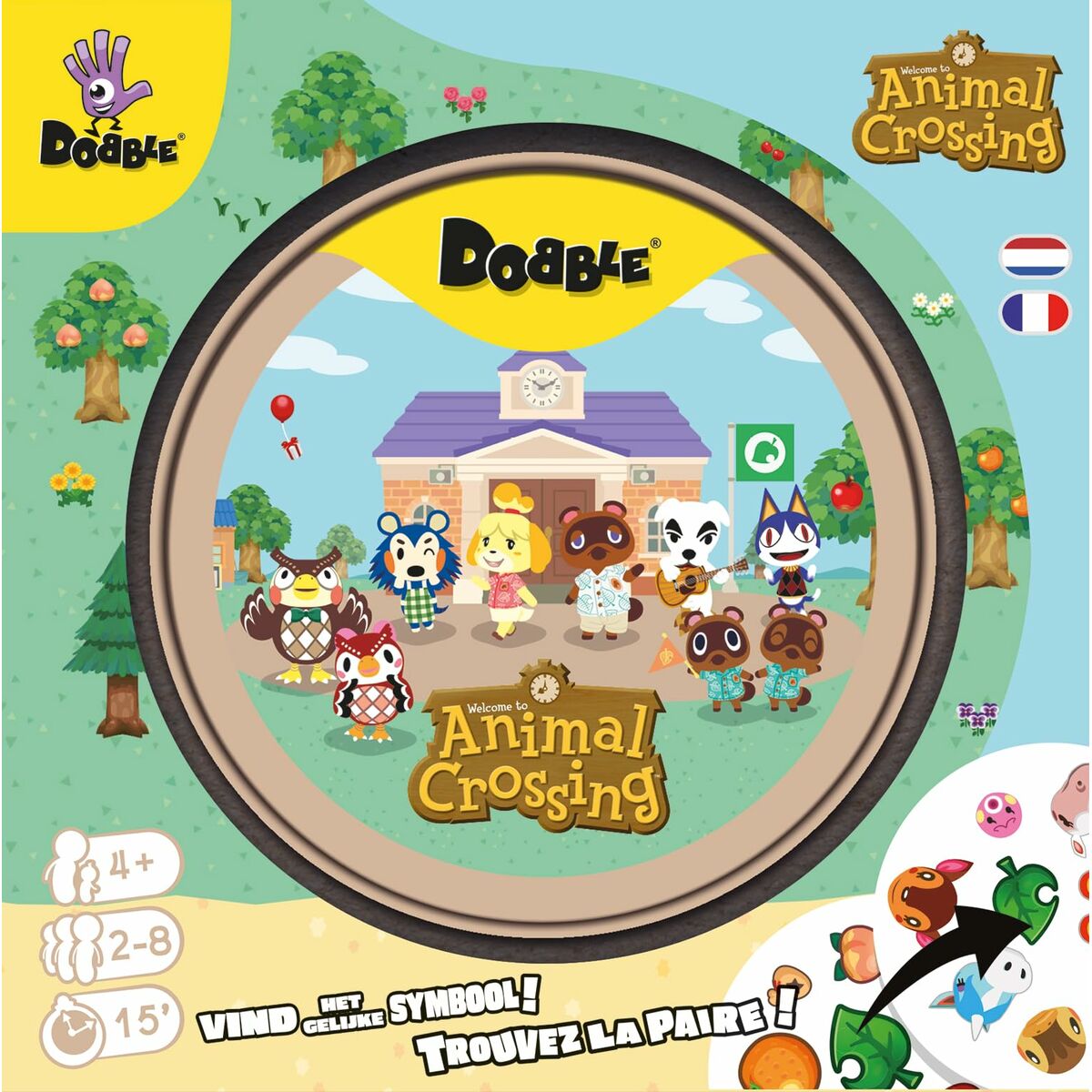 Joc de Masă Asmodee Dobble : Animal Crossing - Jucarii si jocuri, Jocuri și accesorii