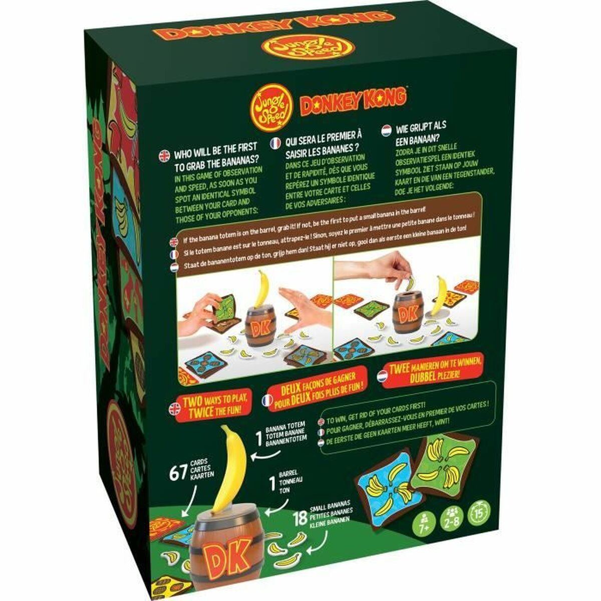 Joc de Masă Asmodee Jungle Speed Donkey Kong - Jucarii si jocuri, Jocuri și accesorii