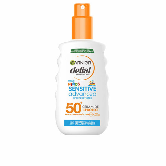 Protector Solar pentru Copii Spray Garnier Sensitive Advanced Spf 50 (150 ml) - Bebelus, Igienă și îngrijire