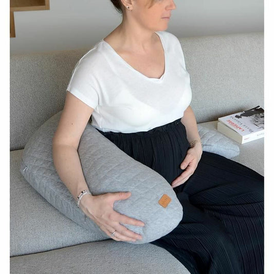Breastfeeding Cushion Béaba Big Flopsy Gri - Bebelus, Alăptarea și hrănirea