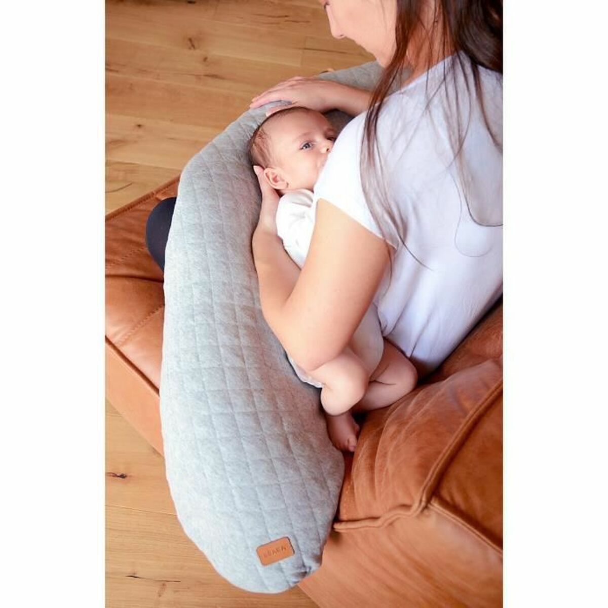 Breastfeeding Cushion Béaba Big Flopsy Gri - Bebelus, Alăptarea și hrănirea