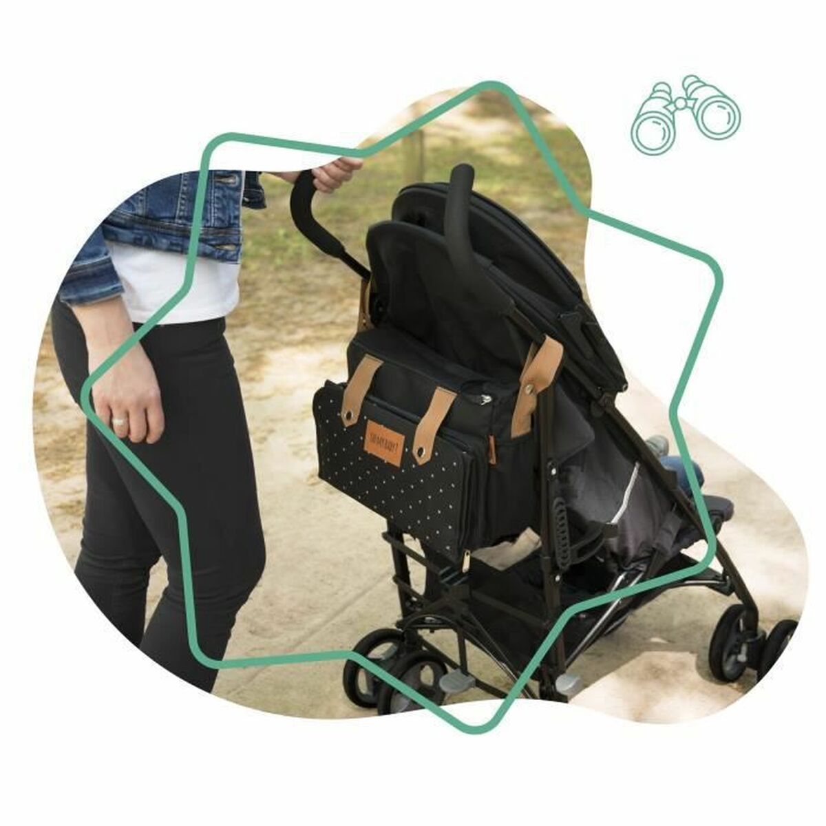 Geantă de Depozitare Badabulle B043028 Poliester - Bebelus, Cărucioare, scaune și accesorii