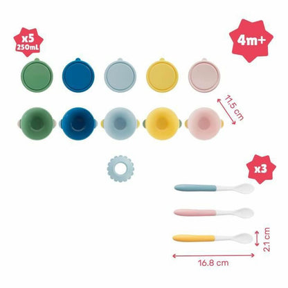 Set de recipiente pentru mâncare de bebe Babymoov B005107 - Bebelus, Alăptarea și hrănirea