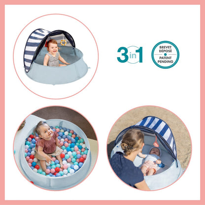 Saltea de joacă Babymoov A035220 Multi-utilizare 3 în 1 - Bebelus, Activitate și divertisment