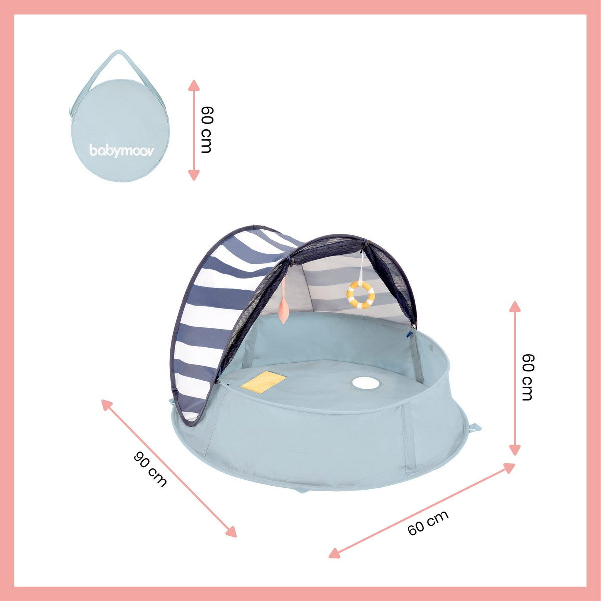 Saltea de joacă Babymoov A035220 Multi-utilizare 3 în 1 - Bebelus, Activitate și divertisment