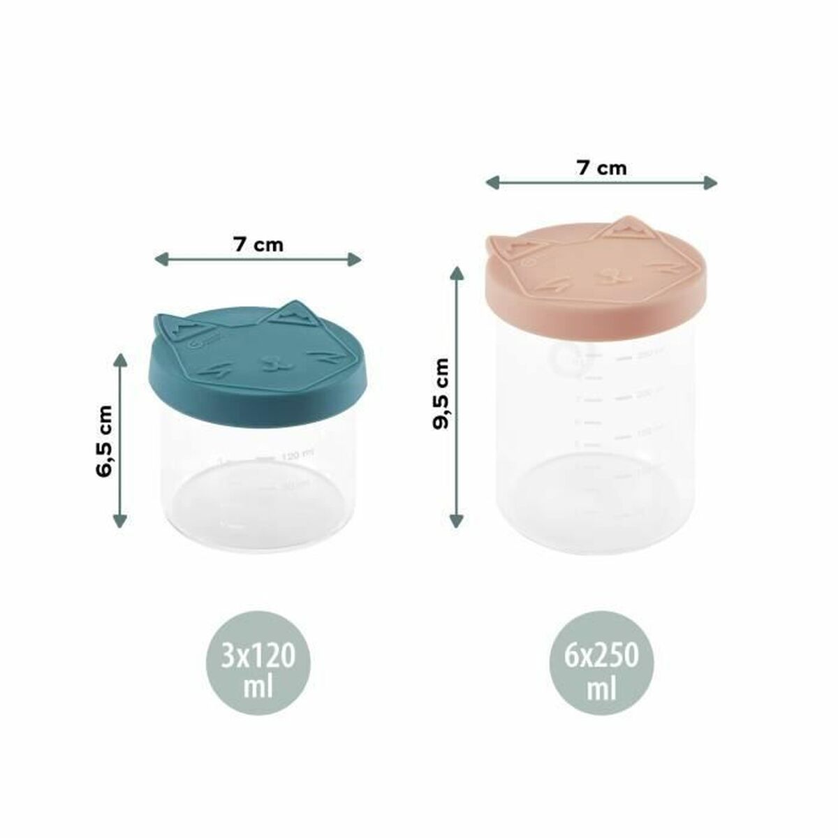 Set de recipiente pentru mâncare de bebe Babymoov - Bebelus, Alăptarea și hrănirea