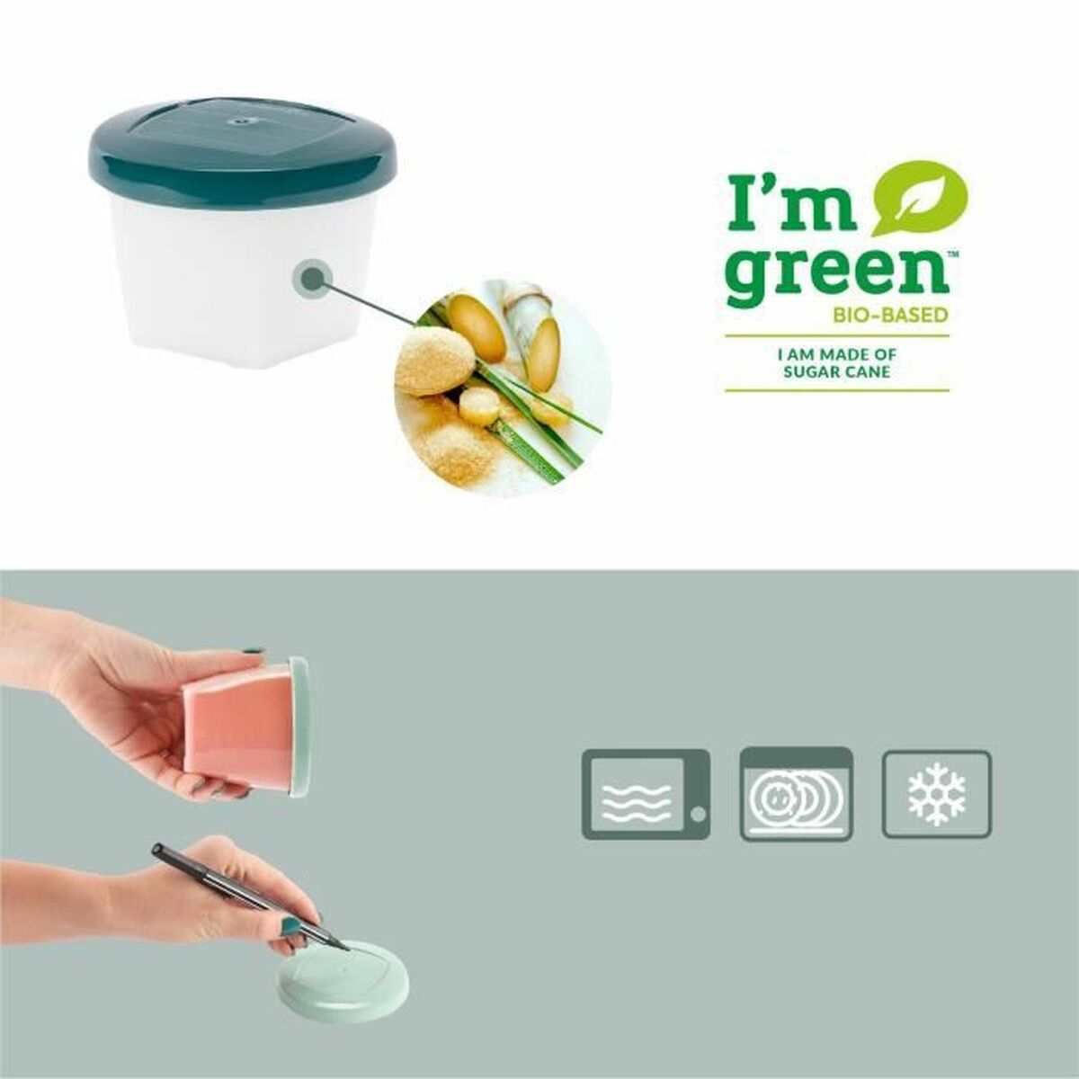 Set de Cutii pentru Prânz Babymoov A004318 Multicolor 3 Unități - Bebelus, Alăptarea și hrănirea