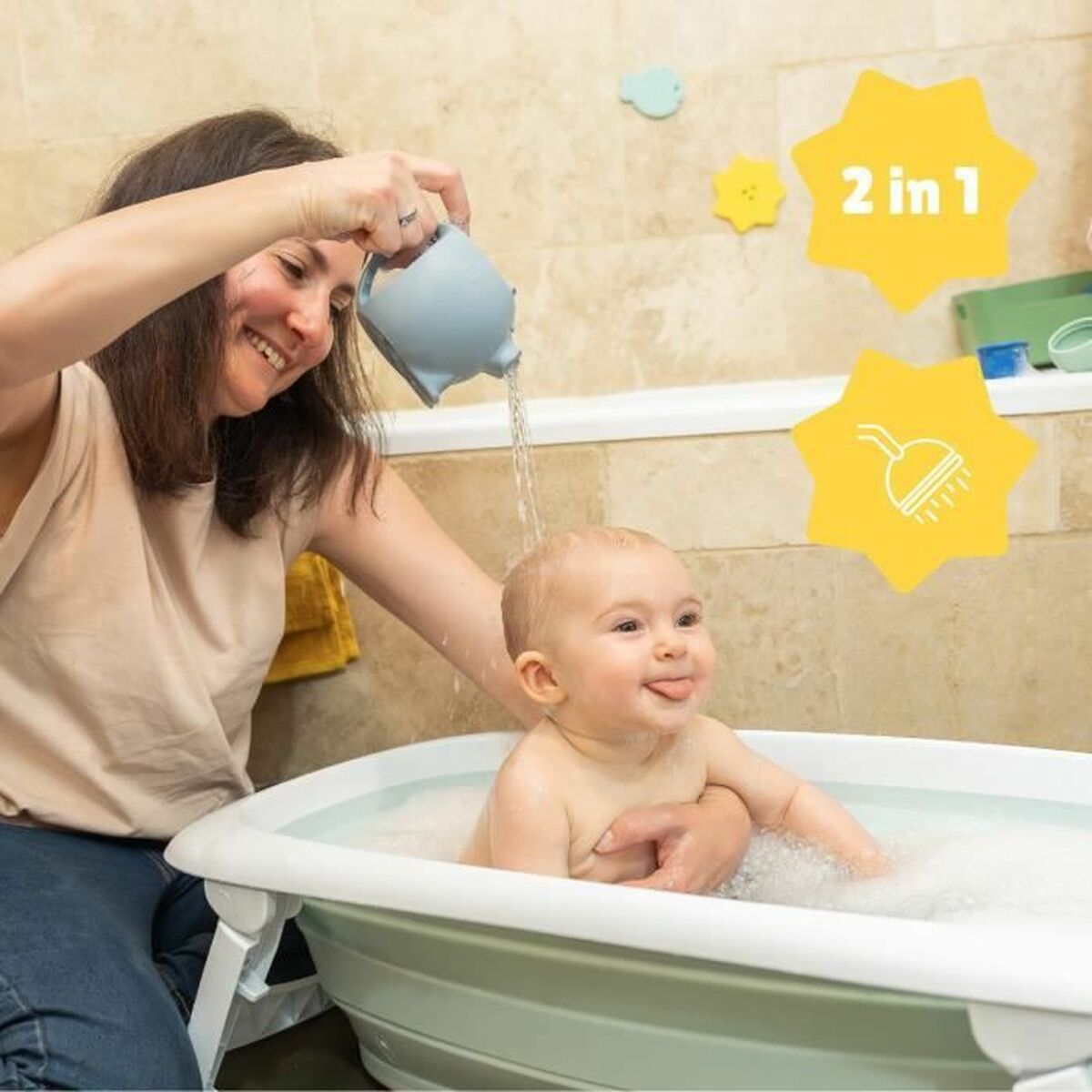 Jucării pentru Baie Badabulle Regadera de Silicona - Acasă și bucătărie, Baie