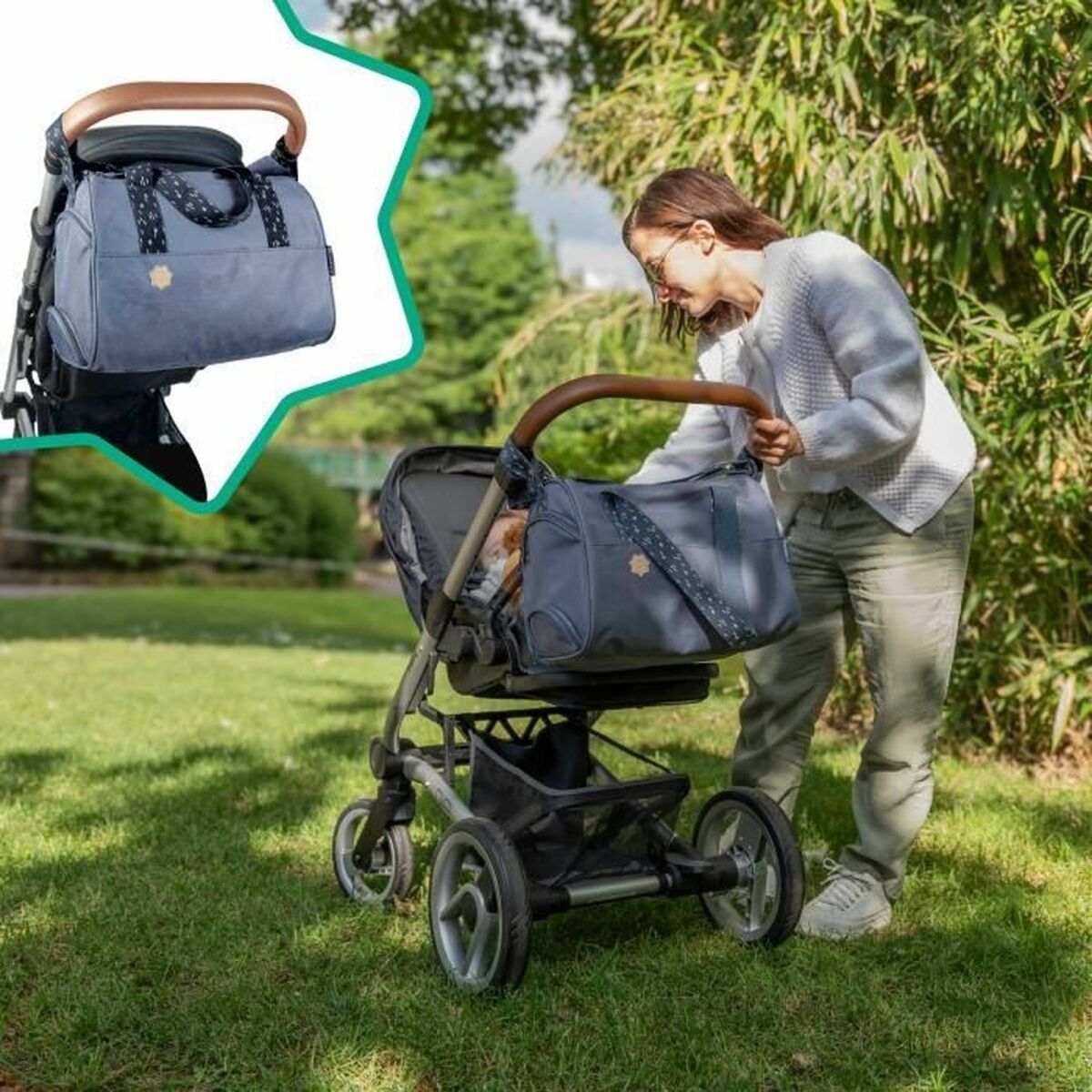 Geantă pentru scutece Badabulle Pocketstyle - Sănătate și îngrijire personală, Îngrijirea copiilor și puericultură