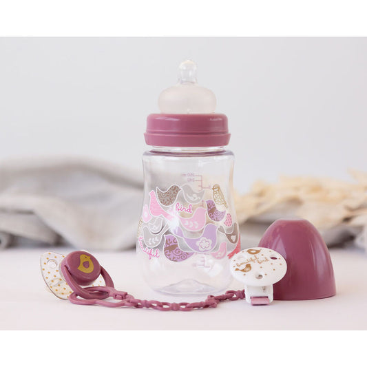 Biberon copil 250 ml Roz - Bebelus, Alăptarea și hrănirea