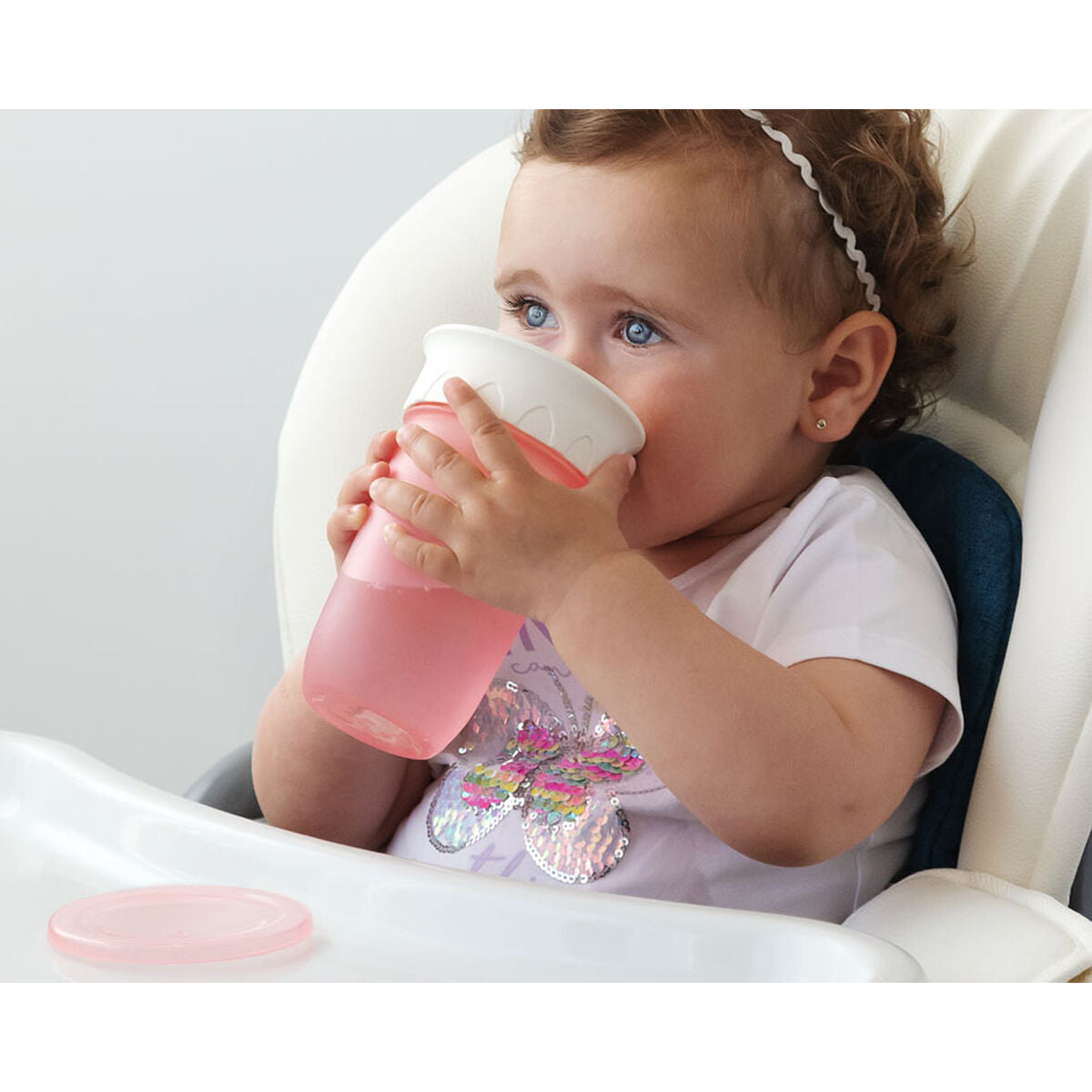 Pahar 300 ml Roz - Bebelus, Alăptarea și hrănirea