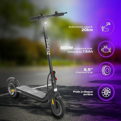 Trotinetă Electrică EZWAY Negru 450 W 25 km/h - Sport și în aer liber, Mobilitate urbană