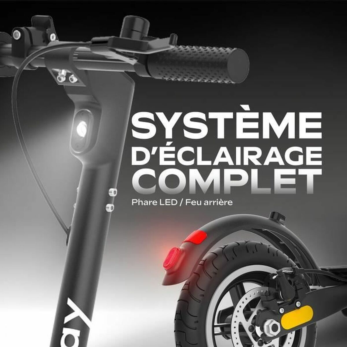 Trotinetă Electrică EZWAY Negru 450 W 25 km/h - Sport și în aer liber, Mobilitate urbană