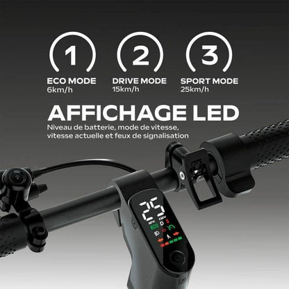 Trotinetă Electrică EZWAY Negru 450 W 25 km/h - Sport și în aer liber, Mobilitate urbană