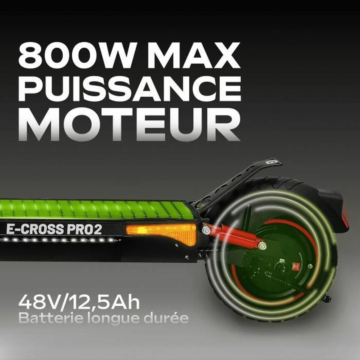 Trotinetă Electrică Urbanglide ECROSS PRO 2 Negru 25 km/h 800 W - Sport și în aer liber, Mobilitate urbană