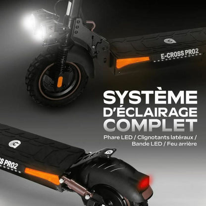 Trotinetă Electrică Urbanglide ECROSS PRO 2 Negru 25 km/h 800 W - Sport și în aer liber, Mobilitate urbană