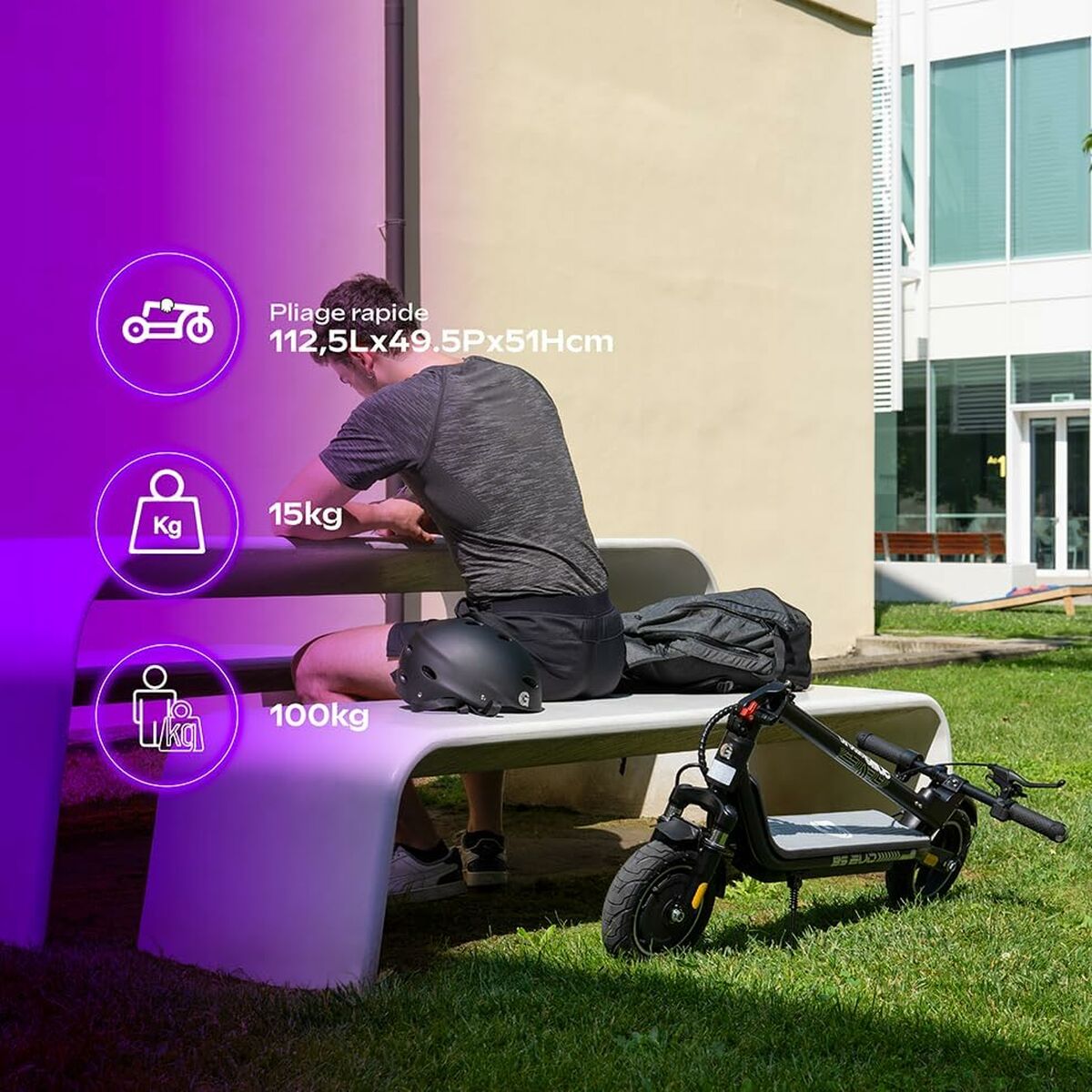 Trotinetă Electrică Urbanglide - Sport și în aer liber, Mobilitate urbană