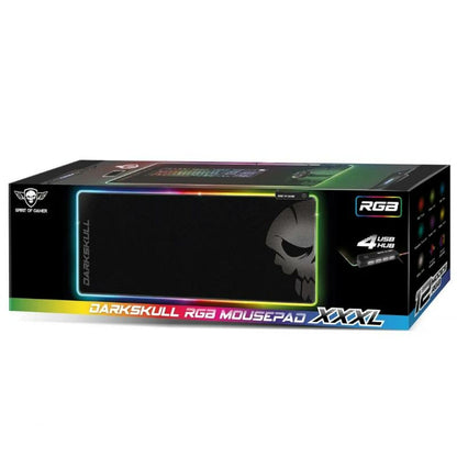 Covoraș Gaming Spirit of Gamer SOG-PADHXXRGB Negru Multicolor RGB - Tehnică de calcul, Accesorii