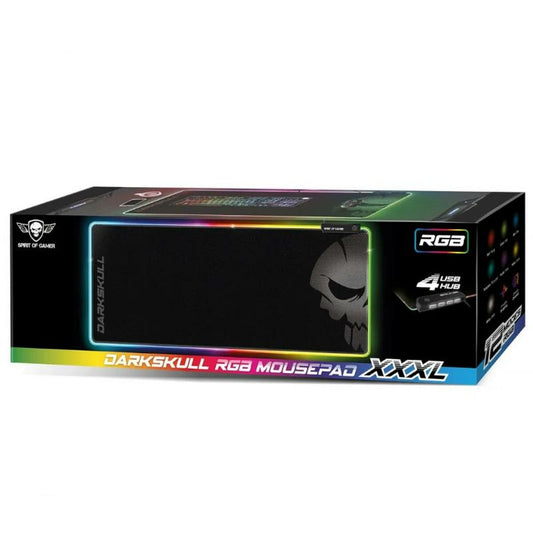Covoraș Gaming Spirit of Gamer SOG-PADHXXRGB Negru Multicolor RGB - Tehnică de calcul, Accesorii