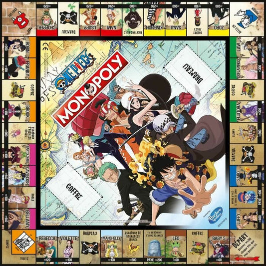 Joc de Masă Winning Moves Monopoly One Piece (FR) (Franceză) - Jucarii si jocuri, Jocuri și accesorii