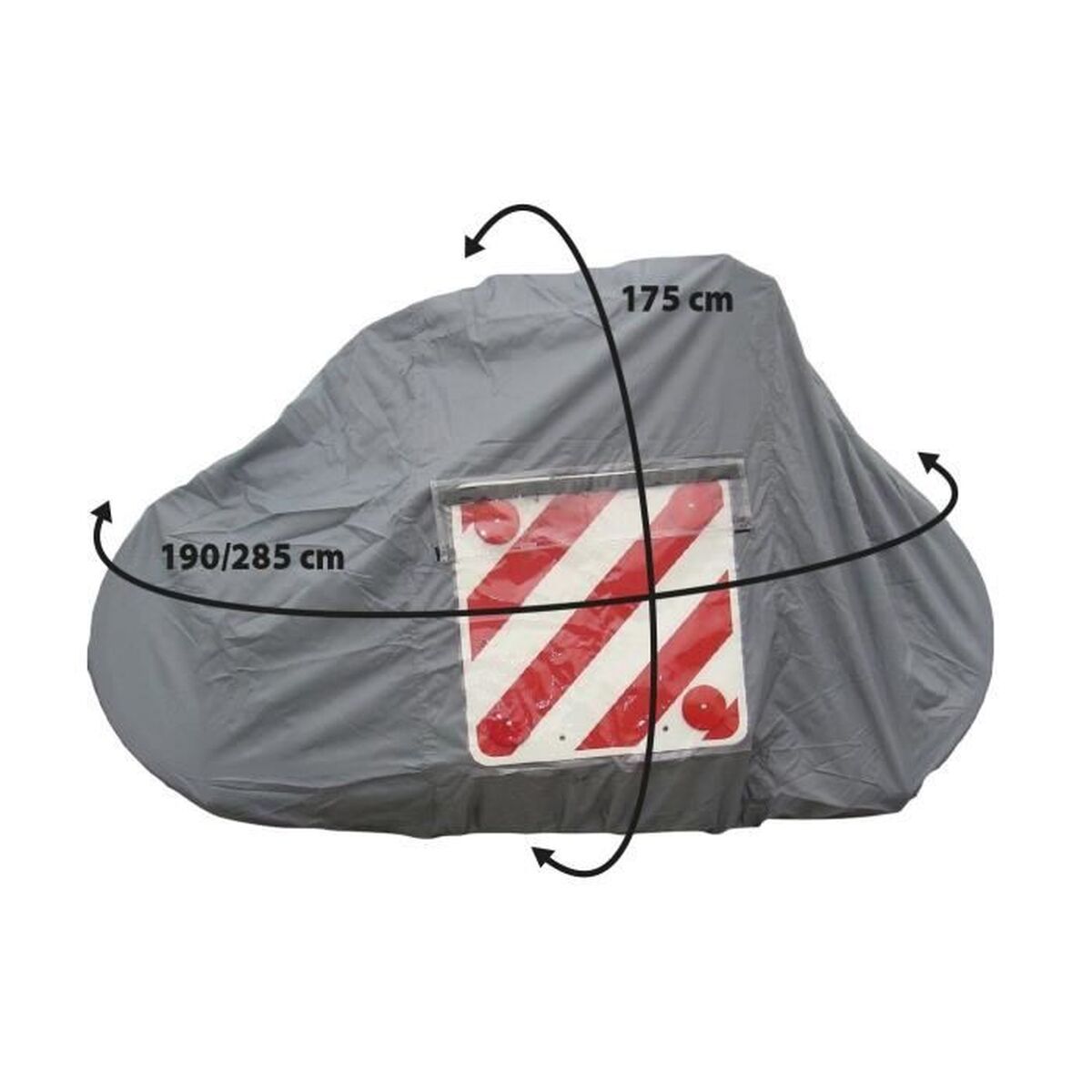 Husă de protecție pentru biciclete Optima 175 x 285 cm Gri - Sport și în aer liber, Ciclism
