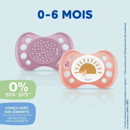 Set de Suzete din Silicon Dodie Multicolor 3 Piese - Sănătate și îngrijire personală, Îngrijirea copiilor și puericultură