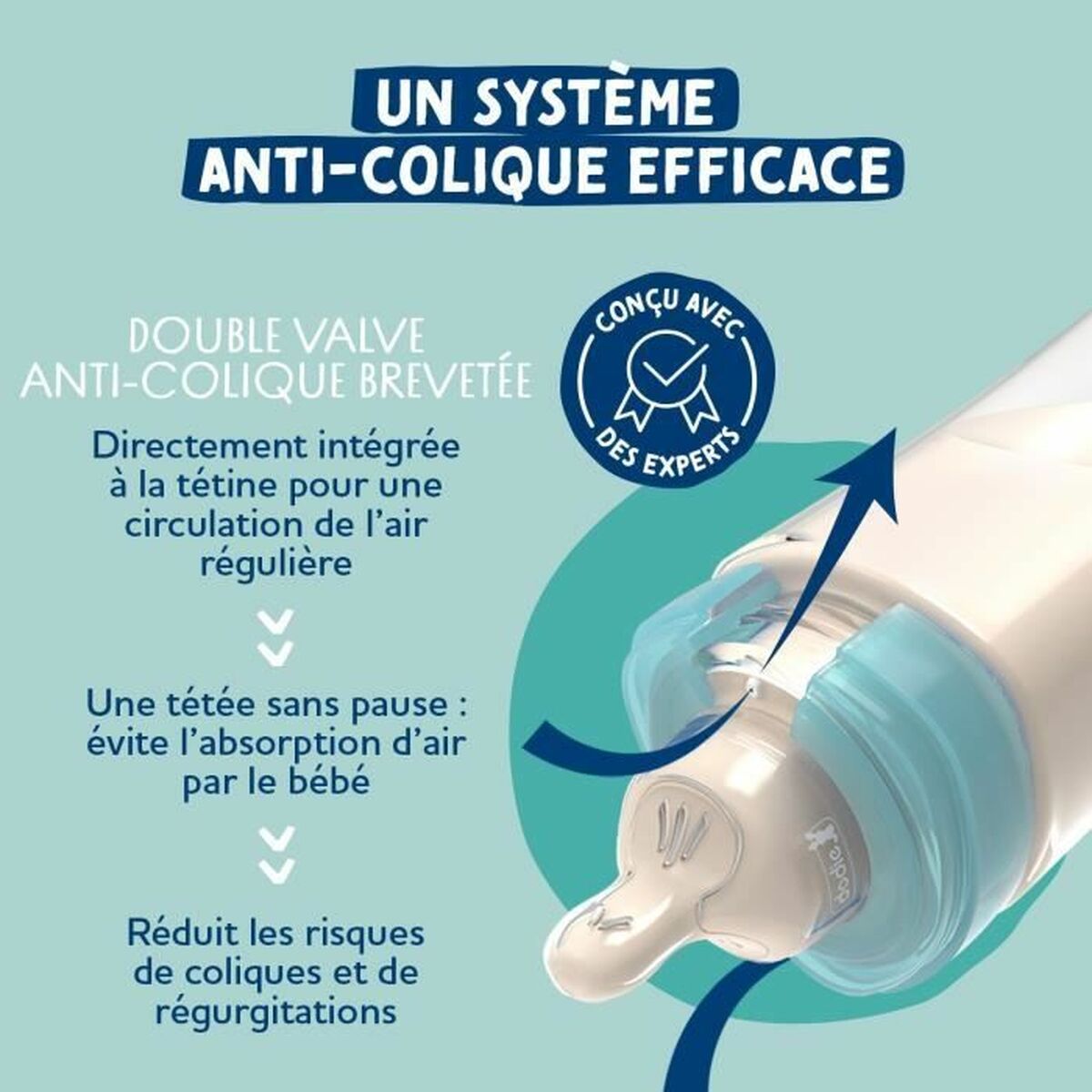 Biberon copil Dodie 270 ml (3 Unități) - Bebelus, Alăptarea și hrănirea