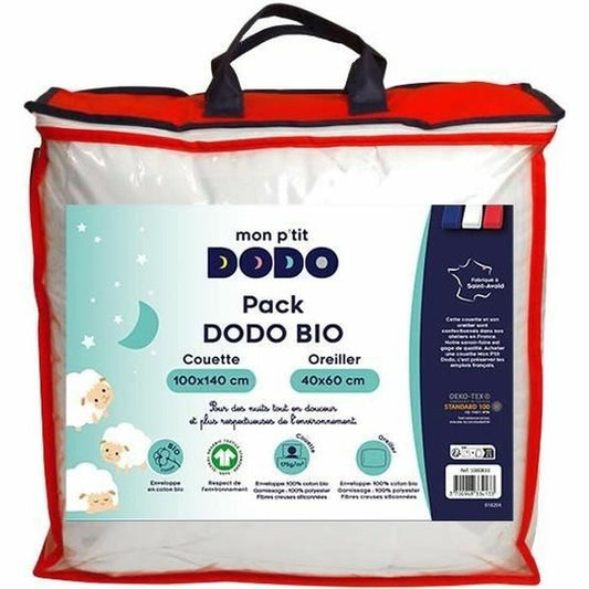 Plapumă de puf P'TIT DODO 100 x 140 cm Alb 2 Piese - Bebelus, Dormitor