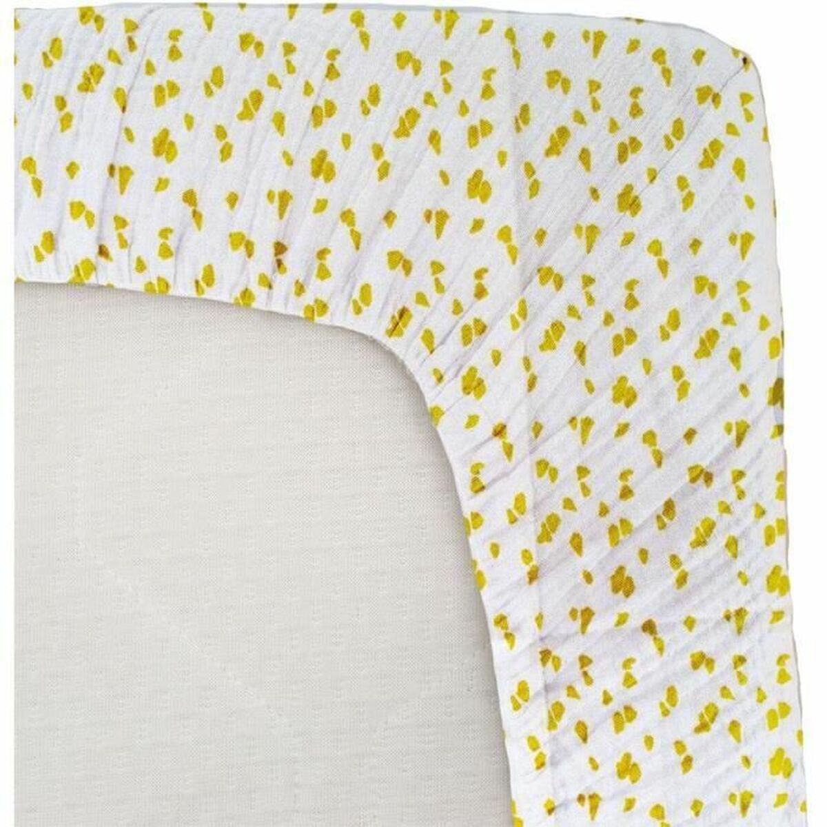 Cearsaf cu elastic Domiva cu buline - Bebelus, Dormitor
