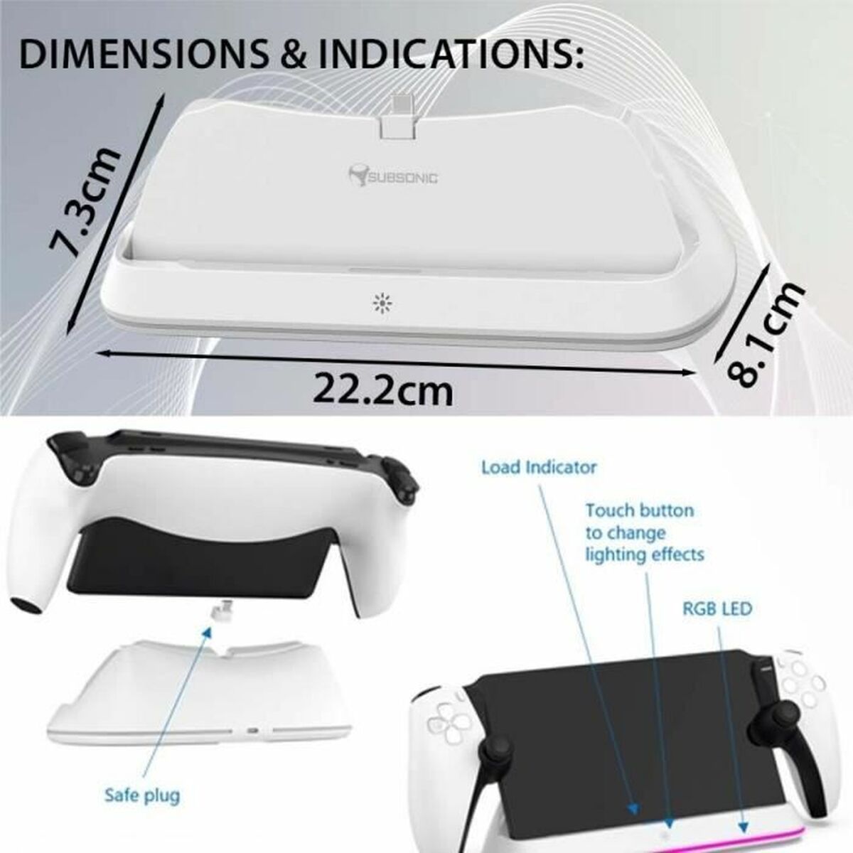 Bază de Încărcare Subsonic PS Portal - Electronică, Joc video
