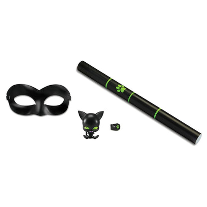 Costum Deghizare pentru Copii Miraculous: Tales of Ladybug & Cat Noir Transformation Set - Cat Noir 4 Piese Negru Multicolor - Jucarii si jocuri, Costume și accesorii