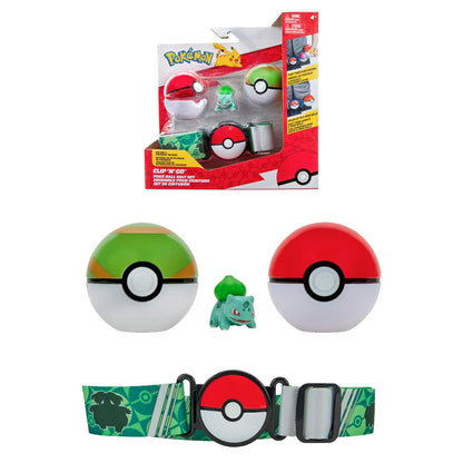 Figurine de Acțiune Pokémon Clip belt 'N' Go - Bulbasaur 5 cm - Jucarii si jocuri, Păpuși și figurine
