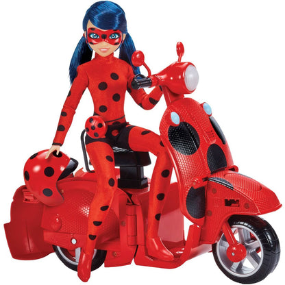 Figurine de Acțiune Miraculous: Tales of Ladybug & Cat Noir Motocicletă - Jucarii si jocuri, Păpuși și figurine