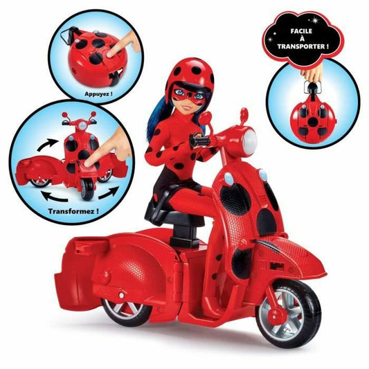 Figurine de Acțiune Miraculous: Tales of Ladybug & Cat Noir Motocicletă - Jucarii si jocuri, Păpuși și figurine