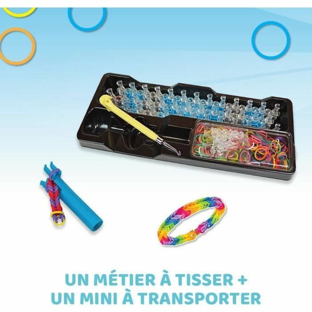 Kit de Creare Brățări Bandai Rainbow Moon Plastic - Jucarii si jocuri, Activități creative