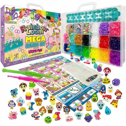 Kit de Creare Brățări și Coliere Bandai Rainbow Moon Mega Combo set Plastic - Jucarii si jocuri, Activități creative